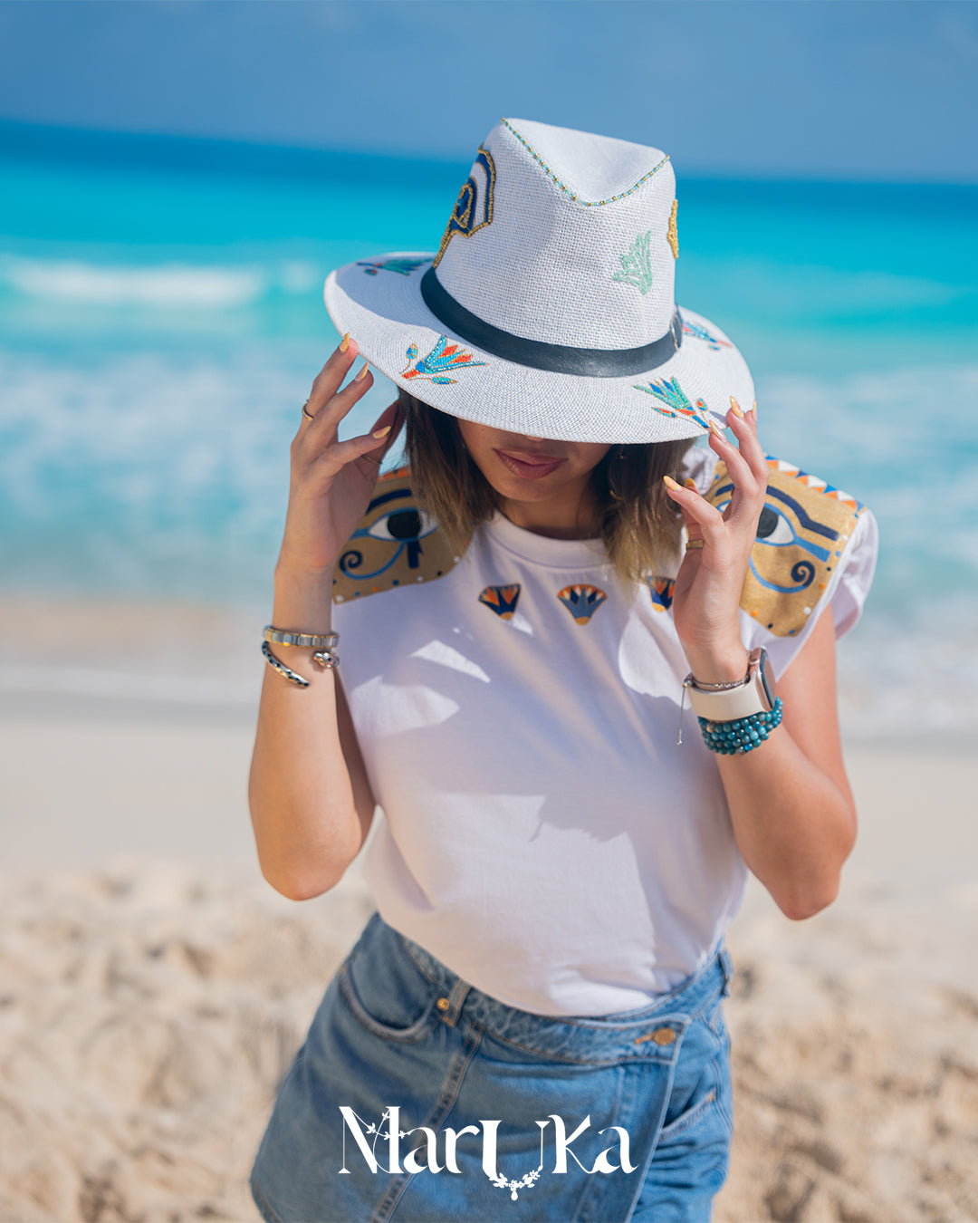 eye of horus cowboy hat