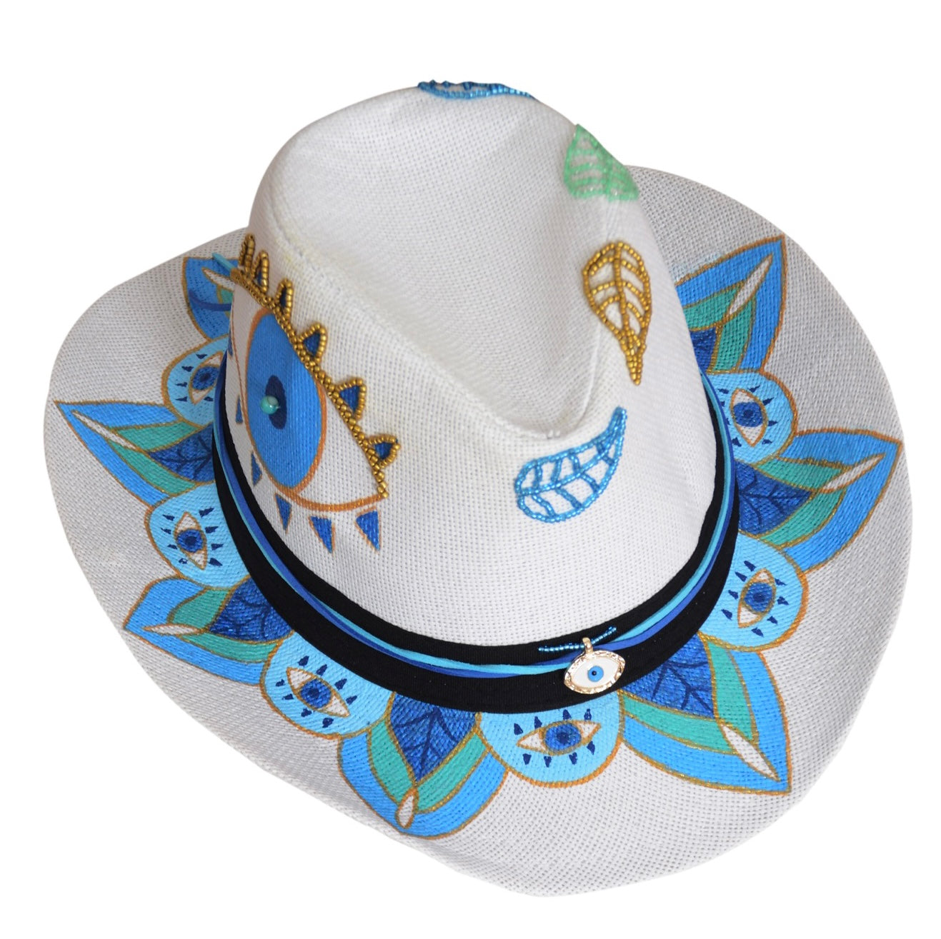 evil eye cowboy hat