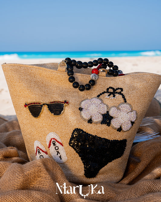Capri Beach Bags (Red)