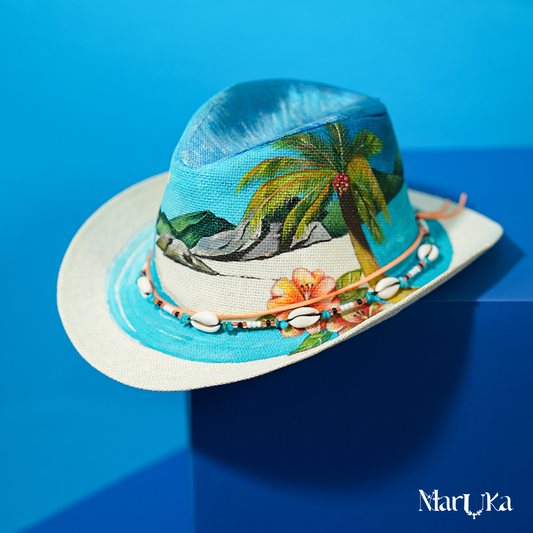 tropical cowboy hat
